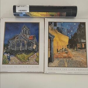 Van Gogh Art Poster Collection - Vibrant Blue and Yellow